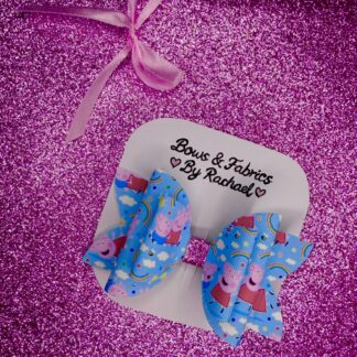 Pink Piggie 010 Hair Bow