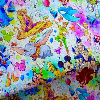 Disney 012 Canvas Fabric Sheet