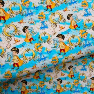 Glass Slipper 007 Canvas Fabric Sheet