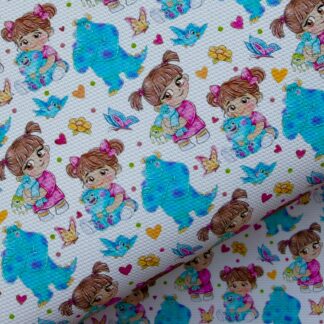 Monsters 011 Canvas Fabric Sheet