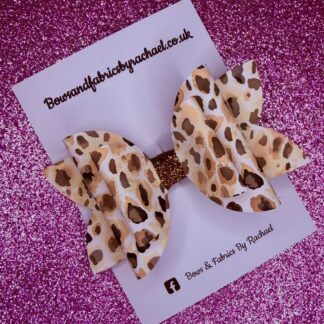 Animal Print 012 Hair Bow