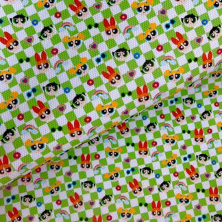Power Girls 007 Canvas Fabric Sheet