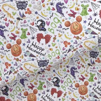 Halloween 074 Canvas Fabric Sheet A4 280gsm