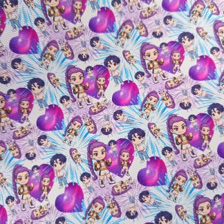 K Pop 015 Canvas Fabric Sheet