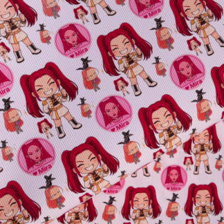 K Pop 018 Canvas Fabric Sheet