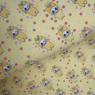 Fuzzy Monsters 017 Canvas Fabric Sheet