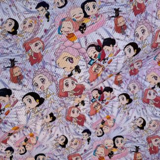 K Pop 019 Canvas Fabric Sheet A4 280gsm