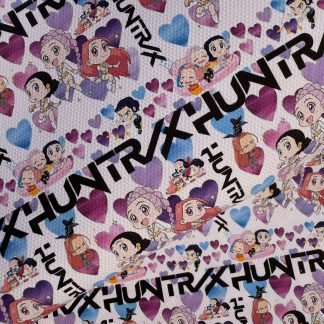 K Pop 017 Canvas Fabric Sheet A4 280gsm