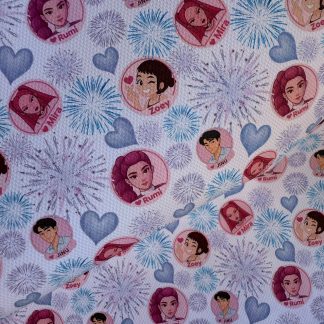 K Pop 013 Canvas Fabric Sheet A4 280gsm