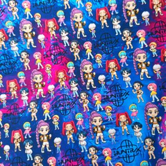 K Pop 014 Canvas Fabric Sheet