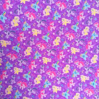 Pony Friends 002 Canvas Fabric Sheet