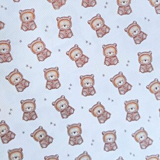 Bear 004 Canvas Fabric Sheet