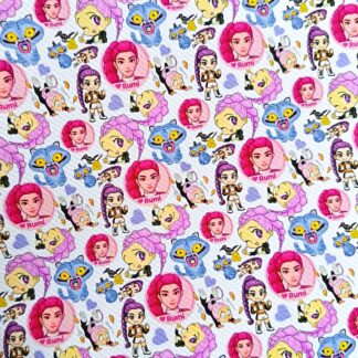 K Pop 016 Canvas Fabric Sheet