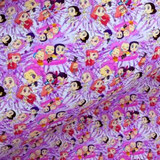 K Pop 019 Canvas Fabric Sheet