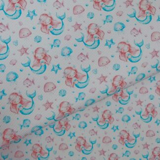 Mermaids 001 Canvas Fabric Sheet