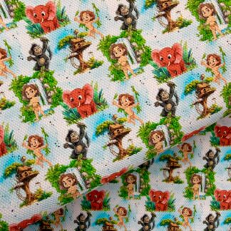 Tarzan 001 Canvas Fabric Sheet