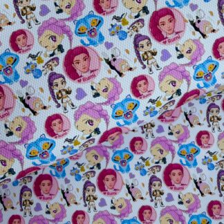 K Pop 016 Canvas Fabric Sheet