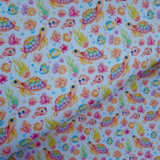 Ocean Friends 001 Canvas Fabric Sheet