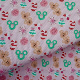 Disney Christmas 018 Canvas Fabric Sheet
