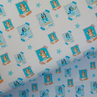 Blue Dog 040 Canvas Fabric Sheet