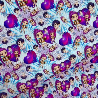 K Pop 015 Canvas Fabric Sheet