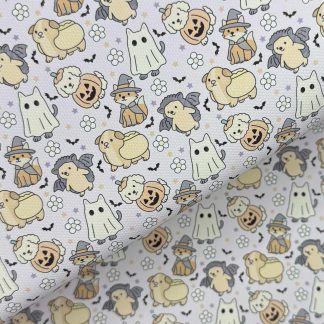 Halloween 072 Canvas Fabric Sheet A4 280gsm