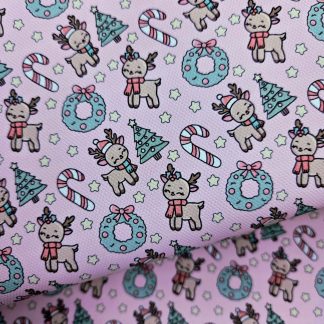 Christmas 005 Canvas Fabric Sheet A4 280gsm