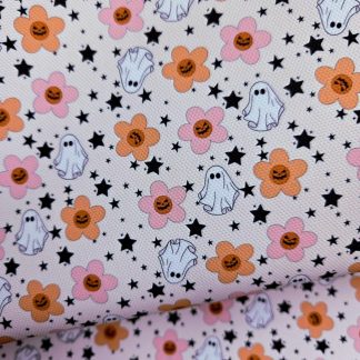 Halloween 006 Canvas Fabric Sheet A4 280gsm