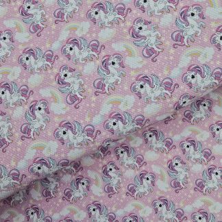 Unicorn 004 Canvas Fabric Sheet A4 280gsm