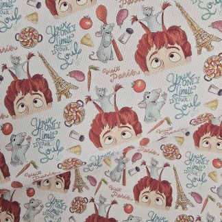 Ratatouille Canvas Fabric Sheet A4 280gsm