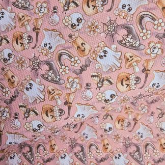 Halloween 019 Canvas Fabric Sheet A4 280gsm