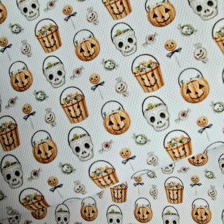 Halloween 009 Canvas Fabric Sheet A4 280gsm