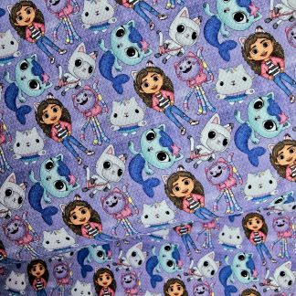 Dollhouse 017 Canvas Fabric Sheet A4 280gsm