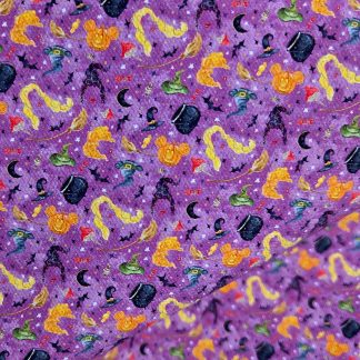 Halloween 060 Canvas Fabric Sheet A4 280gsm