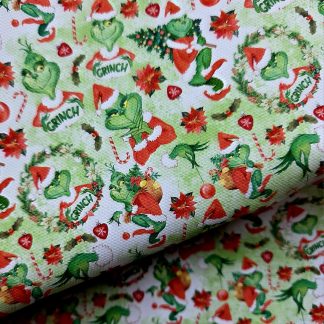 Christmas 007 Canvas Fabric Sheet A4 280gsm