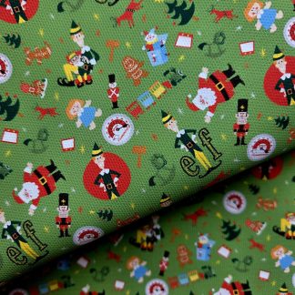Christmas 011 Canvas Fabric Sheet A4 280gsm