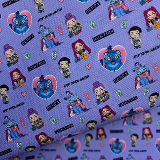 K Pop 011 Canvas Fabric Sheet A4 280gsm