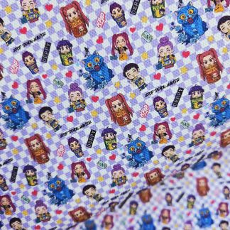 K Pop 012 Canvas Fabric Sheet A4 280gsm