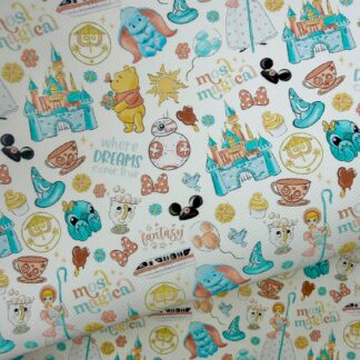 Disney 029 Canvas Fabric Sheet