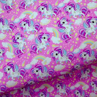 Unicorn 004 Canvas Fabric Sheet