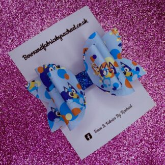 Blue Dog 062 Hair Bow