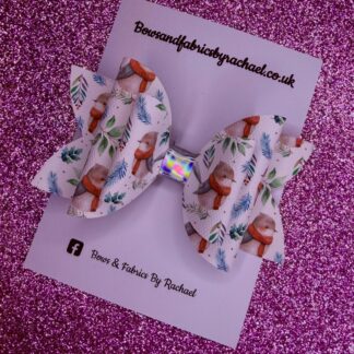 Christmas Robin 001 Hair Bow