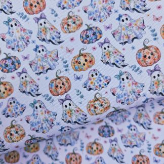 Halloween 007 Canvas Fabric Sheet A4 280gsm