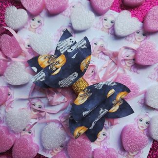 Ghosts & Pumpkins Halloween Hair Bow