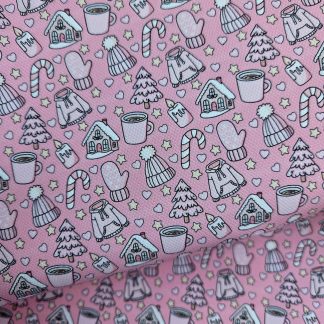 Christmas 003 Canvas Fabric Sheet A4 280gsm