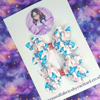 Disney Hair Bow Matching Pair Set