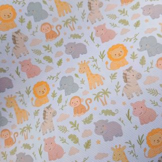 Animals 006 Canvas Fabric Sheet