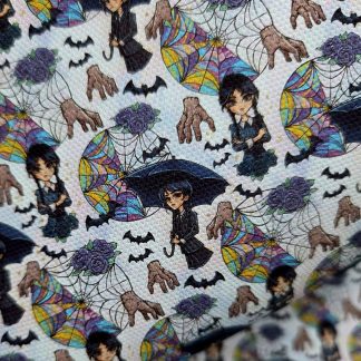 Miss Addams Canvas Fabric Sheet A4 280gsm