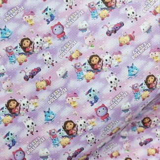 Dollhouse 012 Canvas Fabric Sheet A4 280gsm
