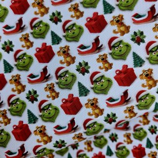 Christmas 032 Canvas Fabric Sheet A4 280gsm
